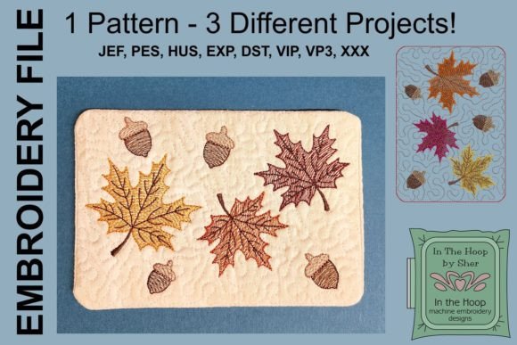 Autumn Leaves Mug Rug