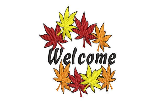 Autumn Welcome Leaves