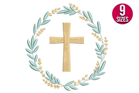 Cross with Wreath: A Thoughtful Embroidery Design Review