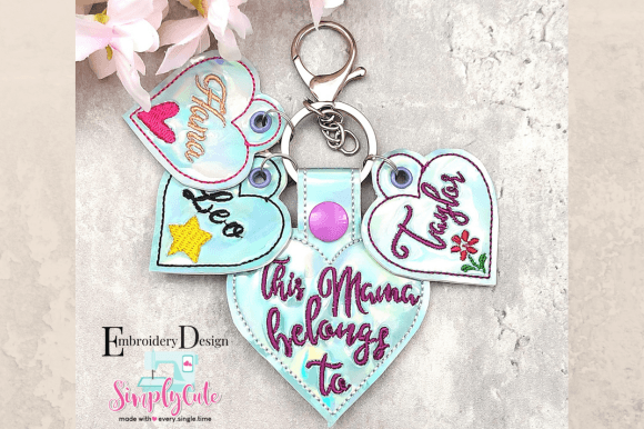 Custom Mama ITH Snap Tab