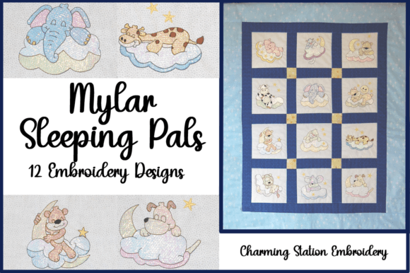 Mylar Sleeping Pals: Cozy Holiday Charm, Effortlessly Sparkling