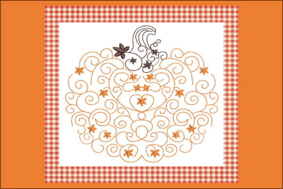 Pumpkin Scroll-B: A Smart Choice for Small Business Embroidery