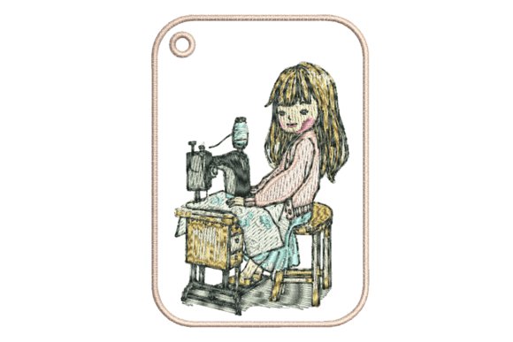Sewing Girl: A Seasonal Stitch with Heart